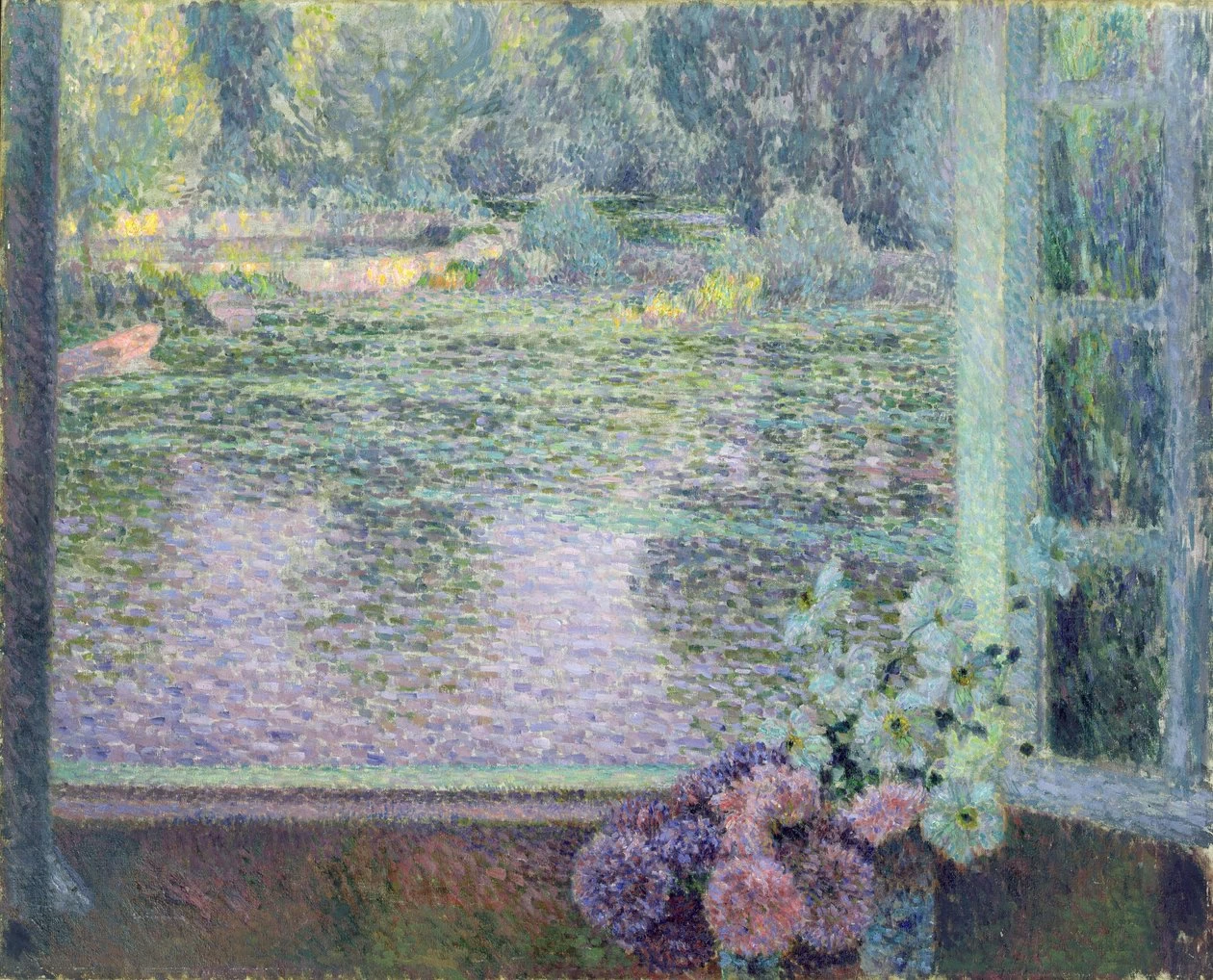Henri Le Sidaner - 243, Una finestra sul fiume, 1908